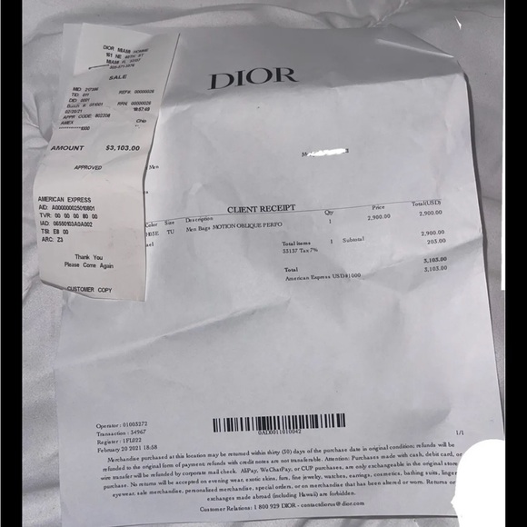 NEW DIOR BLACK LEATHER BACKPACK - Picture 7 of 7